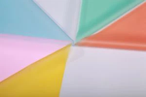 Väri PVC-pehmeä kalvo sopii mainosmateriaaleille
